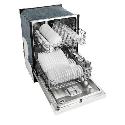 24" Midea Front Control Hybrid Tub Dishwasher in White - MDF24P2BWW