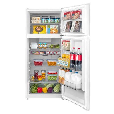 28" Midea 16 Cu. Ft. Top Mount Freezer Refrigerator - MRT16D2BWW