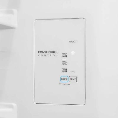 30" Midea 20.0 Cu. Ft. 50/50 Flex Convertible Refrigerator/Freezer - MRU21C7BWW