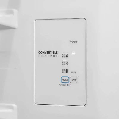 30" Midea 20.0 Cu. Ft. 50/50 Flex Convertible Refrigerator/Freezer - MRU21C7BST