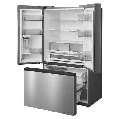 36" Midea 26.5 Cu. Ft. Counter-Depth French Door Dual Ice Maker Refrigerator - MRF27I6BST