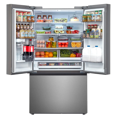 36" Midea 26.5 Cu. Ft. Counter-Depth French Door Dual Ice Maker Refrigerator - MRF27I6BST