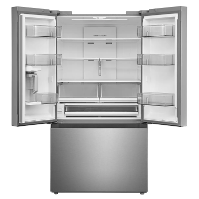 36" Midea 31.7 Cu. Ft. Standard Depth French Door Dual Ice Maker Refrigerator - MRF32I6BST