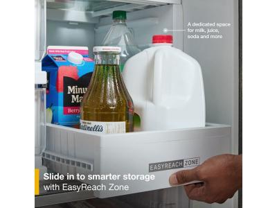 36" Whirlpool 23.4 Cu. Ft. True Counter Depth 3-Door French Door Refrigerator - WRFC5036RW