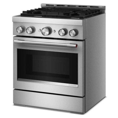 30" KitchenAid 4 Burner Commercial-Style Gas Range - KFGS930SSS