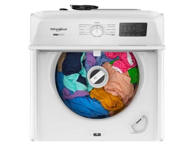27" Whirlpool Top Load Washer with 2-in-1 Removable Agitator - WTW4107SW