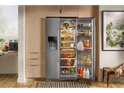 36" KitchenAid 20.8 Cu. Ft. Counter-Depth Side-by-Side Refrigerator - KRSC536RPS