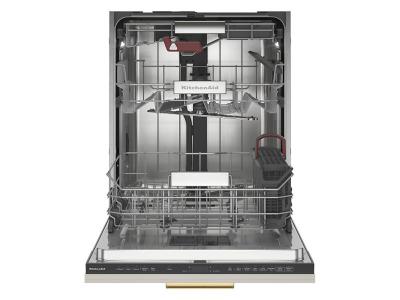 24" Kitchenaid 39 dBA PrintShield Finish Flush-to-Cabinet Dishwasher - KDTF924PPA