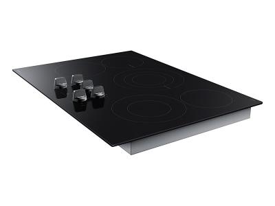 30" Samsung Electric Energy Star Certified Cooktop with Illuminated Knobs - NZ30FG6332RKAA