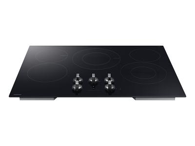 30" Samsung Electric Energy Star Certified Cooktop with Illuminated Knobs - NZ30FG6332RKAA