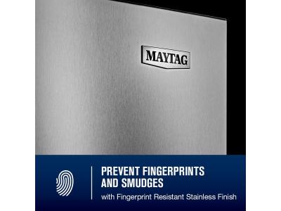 36" Maytag 20.8 Cu. Ft. Counter-Depth Side-by-Side Refrigerator - MRSC6636RZ