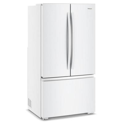 36" Whirlpool 24 Cu. Ft. True Counter Depth 3-Door French Door Refrigerator - WRFC3036RW