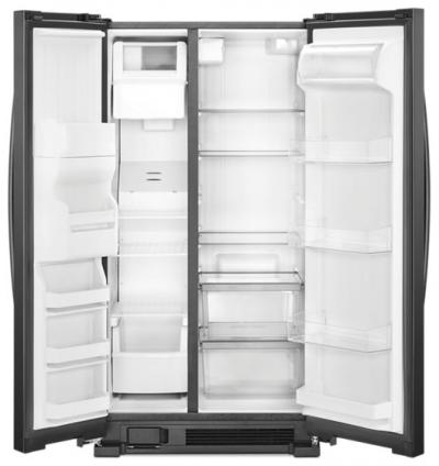 36" Whirlpool 25 Cu. Ft. Side-by-Side Refrigerator -  WRS335SDHB