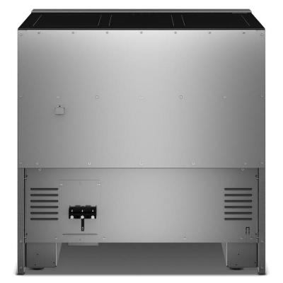 36" KitchenAid 6-Element Induction Freestanding Commercial-Style Range - KFIS936SBE