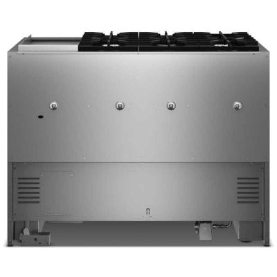 48" KitchenAid 6 Burner Commercial-Style Dual Fuel Range - KFDD948SAG