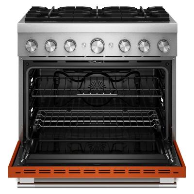 36" Kitchenaid 6 Burner Commercial-Style Dual Fuel Range - KFDS936SSC