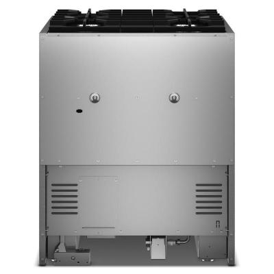 30" Kitchenaid 4 Burner Commercial-Style Dual Fuel Range - KFDS930SAG