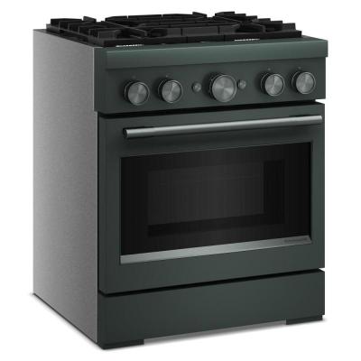 30" KitchenAid 4 Burner Commercial-Style Dual Fuel Range - KFDS930SJP