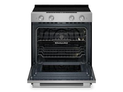 30" KitchenAid 5.3 Cu. Ft. Slide-in Electric Range - YKSES530SPS