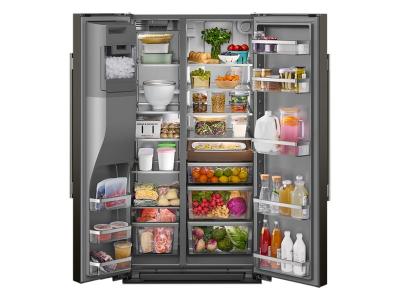 36" KitchenAid 20.8 Cu. Ft. Counter-Depth Side-by-Side Refrigerator - KRSC536RJP
