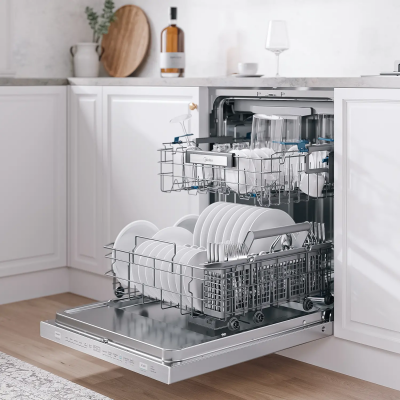 24" Midea Built-In Top Control Stainless Steel Dishwasher - MDT24P3CST