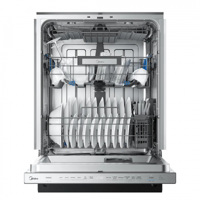 24" Midea Top Control Dishwasher with STRAWash - MDT24P6CST