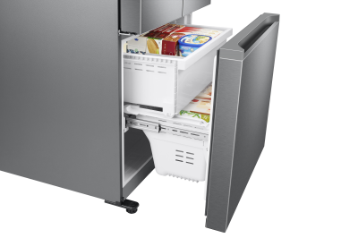 33" Samsung French Door Refrigerator With Built-In Look In Fingerprint Resistant Stainless Steel - RF18A5101SR