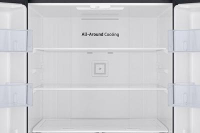 30" Samsung 22 Cu. Ft. French Door Refrigerator With Modern Design In Black Stainless Steel - RF22A4111SG/AA