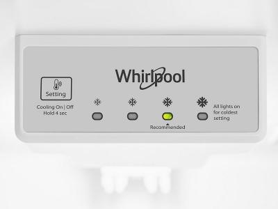 28" Whirlpool 16.6 Cu. Ft. Wide Top-Freezer Refrigerator in White - WRTX5028PW            