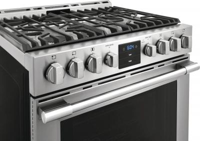 30" Frigidaire Professional 5.6 Cu. Ft. Front Control Gas Range with Air Fry - PCFG3078AF